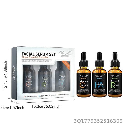 Wholesales-30m lx3 essence Liquid Set VC Curcumin Retinol Deep Layer