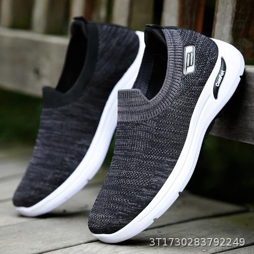 Men's Shoes 2024 New Men's Sports Shoes Shoes One Step Casual Shoes Men's Soft soled Shoes Men
