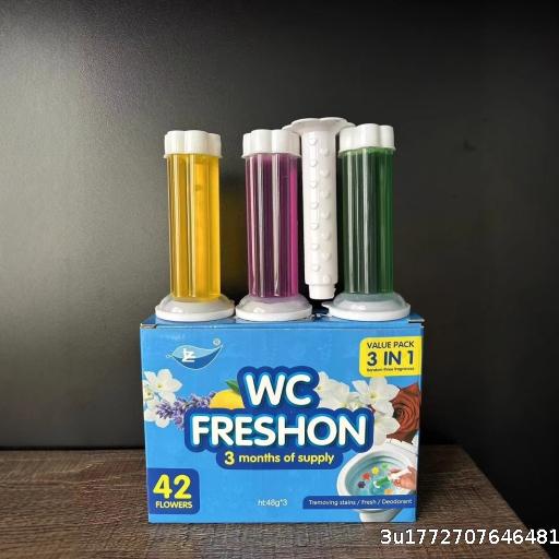 Toilet cleaning spirit 3+1 set of 14 flowers in a box Toilet printing Toilet fragrance cleaner gel