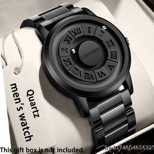 Cool Magnetic Suspension Watch Men's Black Technology Creative Personality Concept Watch