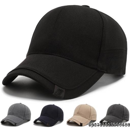 Hat Men's Trendy Sunshade Duck Tongue Hat Korean Edition Men's Sun Hat Black Ins Trendy Simple Leisure Versatile Baseball Hat