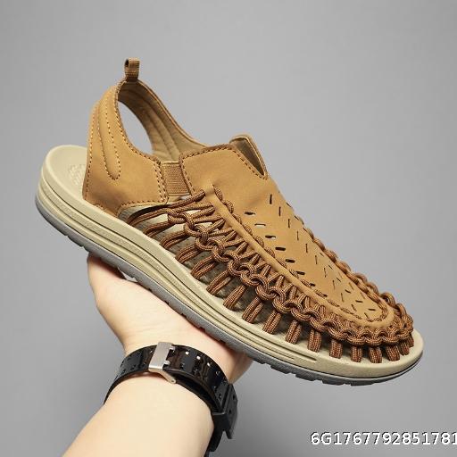 Summer Sandals, Thai Knitted Sandals, Men's Sandals, Casual Sandals, Beach Shoes, Thai Vietnamese Roman Sandals, Men's Sandals