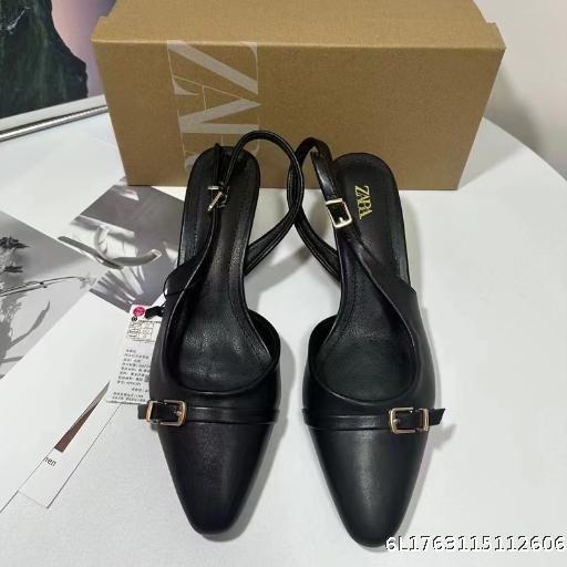 Women's Coarse Heel High Heel Square Head Fashion Sandals