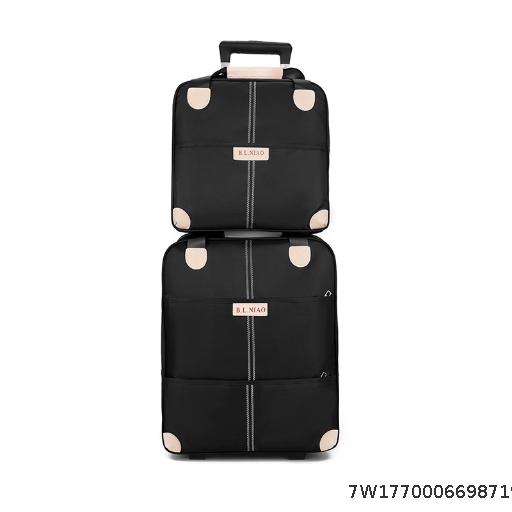 Pull up bag, travel bag, men's and women's hand luggage bag, canvas pull up bag, mother bag, lightweight pull up luggage bag