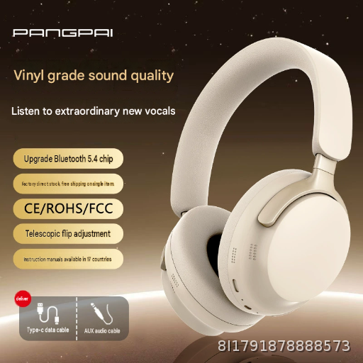 P55 Head mounted Earphones Wireless Bluetooth Stereo High quality Music Suitable for Mobile Earphones Earphones
