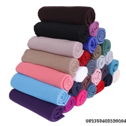  Cross border New Single Color Women's Sweatcloth Long Scarf, Autumn and Winter Warm Scarf, Headscarf BS082