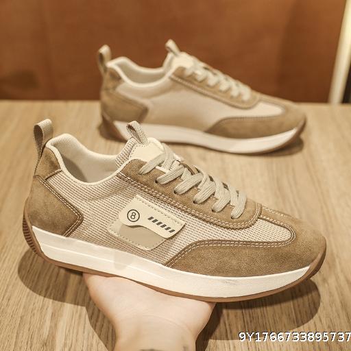 New Lightweight Breathable Forrest Gump Shoes Soft Bottom Outdoor Sports and Leisure Trendy Shoes High Quality Mesh Dad Shoes Men