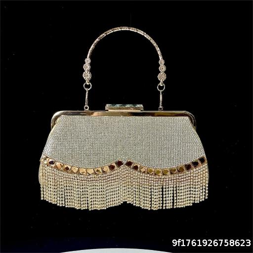  Tassel KTV Princess Bag, Banquet Bag, Dress Bag, Handheld Bag, Single Shoulder Diagonal Cross Banquet Bag