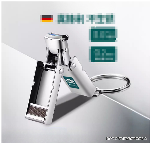  Stainless steel folding mini nail clippers, single portable nail clipper set, nail trimming tools, nail clippers