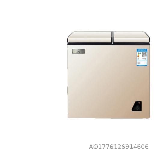 Frost free cargo small freezer, small household full freezing and refrigeration dual-use cabinet, mini commercial freezer, first level energy-saving