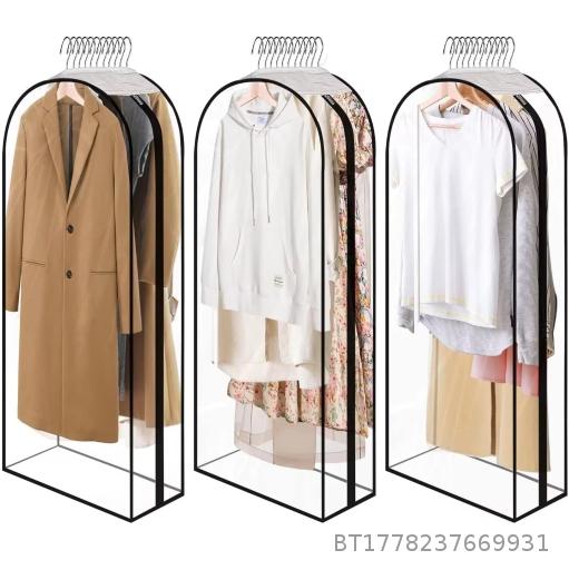 Wholesales Clothing Dust Cover Hanging Household Coat Storage Bag