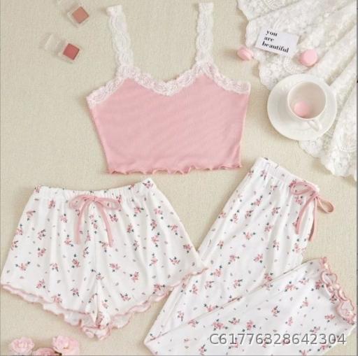 Home Clothes Summer New Lace Lace Strap Vest Sleepwear Women's Outerwear Slim Fit