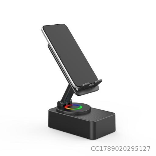 Spot Four in One Charging Tablet Phone Stand Wireless Bluetooth Speaker Desktop 360 Rotating Speaker