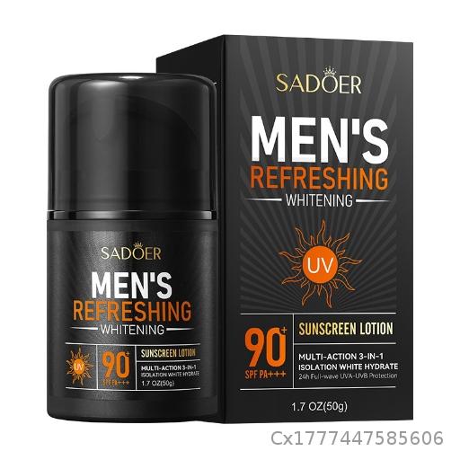 Wholesales SADOER Men's Sunscreen for UV Protection
