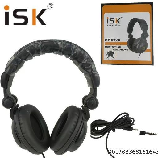 iSKHP960B Head mounted Live Monitoring Earphones Fully Enclosed Chamber Design Earphones for Wearing Live Streaming