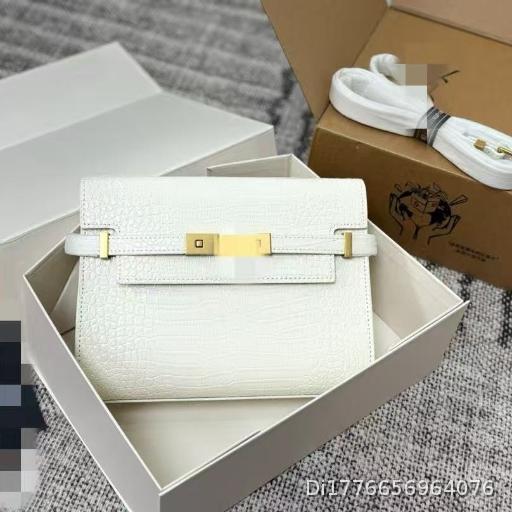 Kelly Colorful Crocodile Pattern Women's Bag High Quality Texture Large Capacity Single Shoulder Crossbody Bag