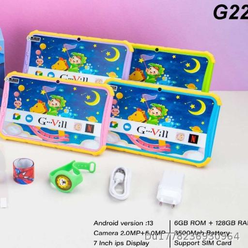Android kid's tablet Pc 2sim card insertable with 3gnetwork