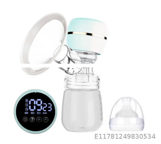 Integrated electric breast pump