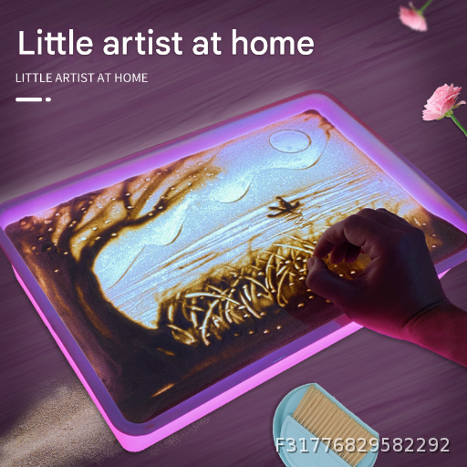 Children's Sand Drawing Platform Toy Wholesale Early Education Kindergarten Creative Graffiti Drawing Board Puzzle Handmade Sand Drawing
