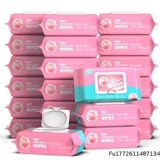 [Wholesale 10 Items] Baby Wet Wipes Special Large Package for Maternal and Child Face Wash Wet Wipes Cleaning Baby and Child Hand and Mouth Wet Wipes Paper