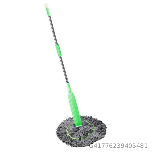 MOQ 30 New hand wash free self twisting rotary mop for household use, second squeezing water, large water absorption, stain removal, dry and wet dual-use rotary mop