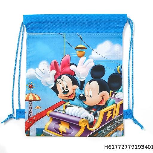  [Wholesale 50 Sets] Children's Cartoon Non woven Backpack Non woven Drawstring Bag Bundle Pocket Storage