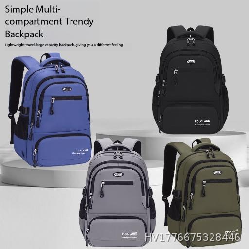 New High School Student Backpack Large Capacity Waterproof Junior High School Student Travel Backpack Laptop Backpack