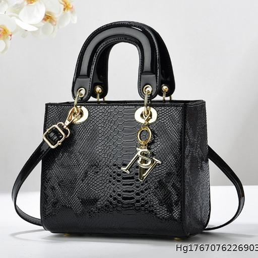 Handbag Bag Small Fragrant Lizard Pattern Shaped Texture Large Capacity Single Shoulder Crossover Handbag