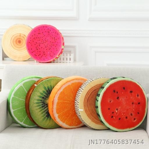 ins Simulation Fruit Cushion Pillow Plush Toy Office Sofa Bedhead Seat Nap Cushion Pillow