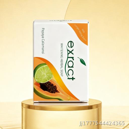 MOQ 288 pcs Africa's popular papaya handmade soap machine soap, citric acid lemon lime soap extract, bath and cleaning soap in stock