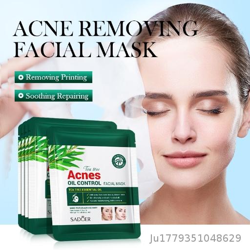 Wholesales-SADOER Tea Tree Acne and Oil Control facial mask