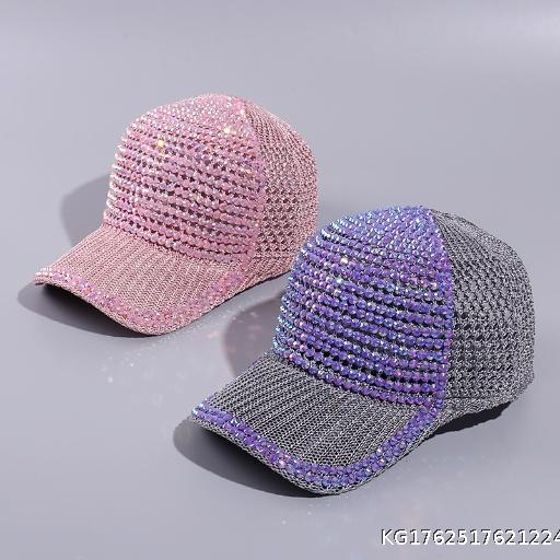 New Mesh Diamond Baseball Hat Outdoor Sports Breathable Sunshade Hat Travel Sunscreen Duck Tongue Hat