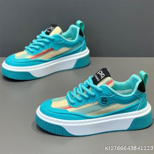 Men's Shoes Summer Breathable Mesh Casual Shoes Lightweight Height Boosting Board Shoes Men's Style