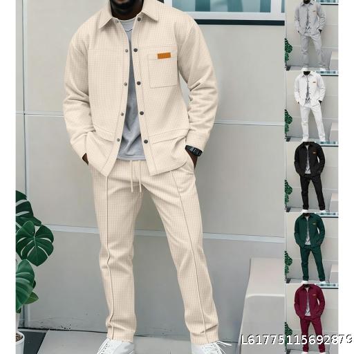 Casual Jacket Fashion Trend High End Men's Flight Jacket Set for Men