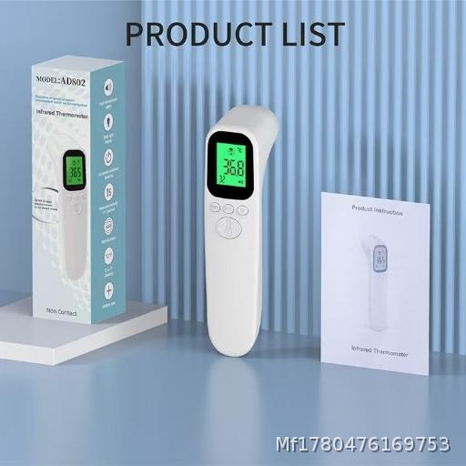  Ear Temperature Gun AD802 Handheld Ear Temperature Gauge HG02 Household Temperature Gauge Temperature Gun Temperature Gauge