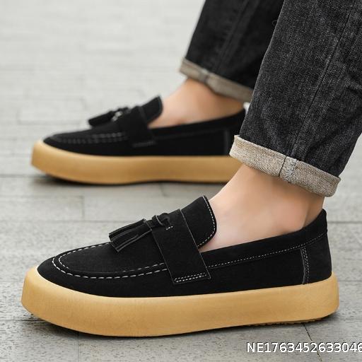  New Men's Bean Shoes for Autumn 2025, British Style, loafers, fashionable casual shoes, trendy and versatile men's shoes