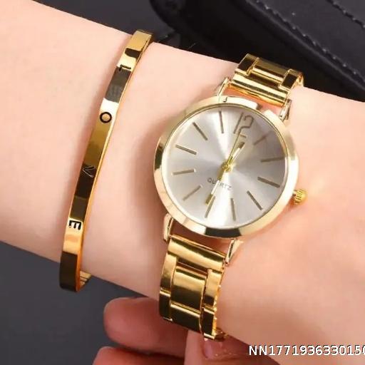 Watch Temperament Steel Strip Women's Watch Fashion Simplicity Trendy Women's Quartz Watch Bracelet