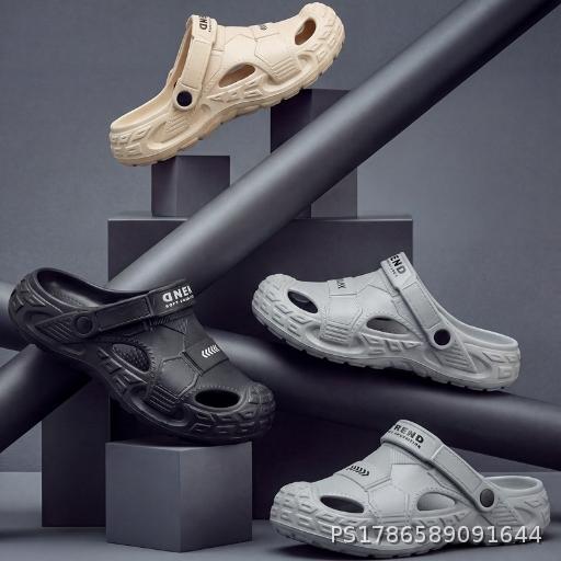 Large Men's Summer Off Wear Non slip Baotou Cave Shoes