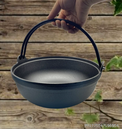 Hanging Pot Bracket Outdoor Camping Cast Iron Flat bottomed Pot Rack Burning Platform Hanging Rack Baking Match Fire Hanging Pot Camping Happy Birthday Pot