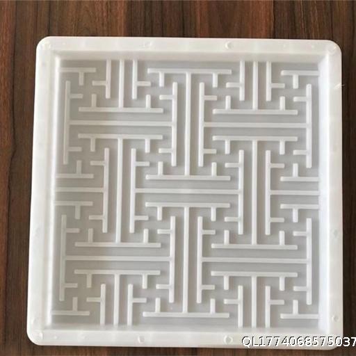 Tile mold, colored brick, cement courtyard paving brick, sidewalk paving brick, used plastic semi fixed mold