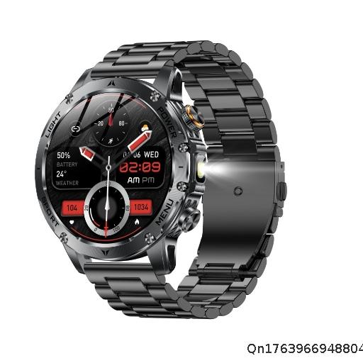 AK87 New Outdoor Flashlight Three proof Smart Watch 1000mAh Large Battery HD Large Screen Bluetooth Call