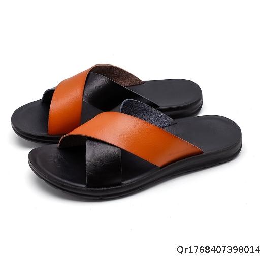 Men's slippers, outdoor sandals, fashionable men's plus size beach shoes, men's casual sandals, men's shoes