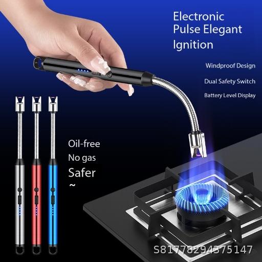 Hot selling tpe-c interface kitchen igniter lighter windproof arc pulse ignition gun USB charging electronic