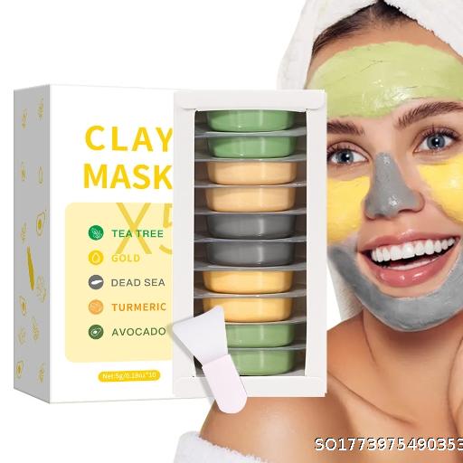  Clay Mask Cleaning Mud Mask Box