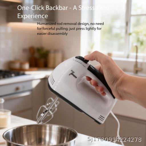  Explosive Egg Beater, Electric Noodle Maker, Multi functional Blender, 7-speed Adjustable Household Baking Appliance, Cross border