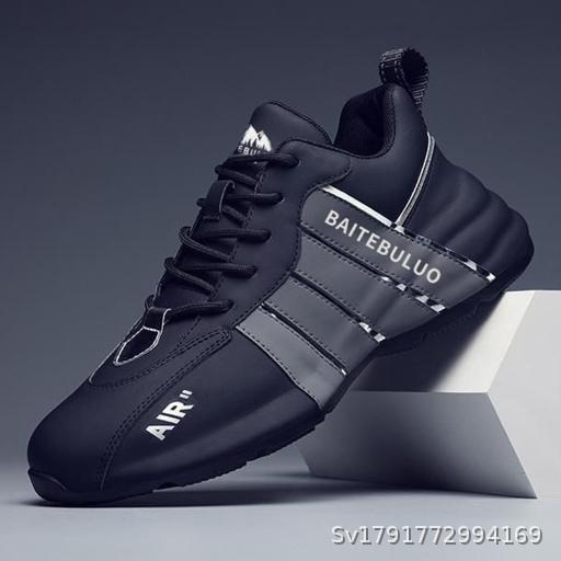 Leather Men's Sports Shoes Men's Shoes Comfortable, Breathable, Versatile Dad Shoes Student Running Shoes