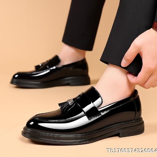  Leather Shoes for Men, Autumn Business Formal, Large, Casual, Soft soled, Black, Men's Wedding Groom Shoes
