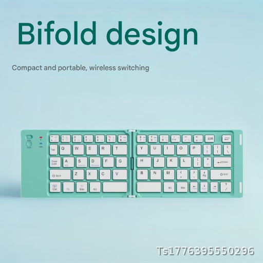 Wireless Bluetooth Folding Keyboard Office Silent Notebook Tablet High Appearance Ultra Thin Portable Mini Keyboard