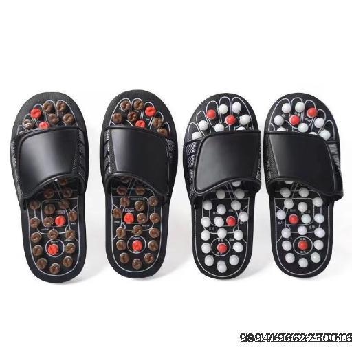  Foot Pressure Pebble Foot Massage Slippers Female Acupoint Foot Therapy Shoes Home Anti slip Indoor Male Summer Home Use