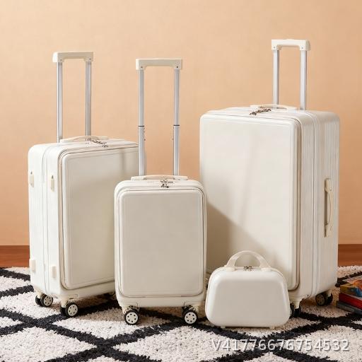  Luggage 20 inch front opening luggage luggage luggage luggage boarding travel luggage universal wheel 28 inch female password luggage front opening